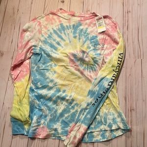 Tie Dye vineyard vines long sleeve Girls shirt